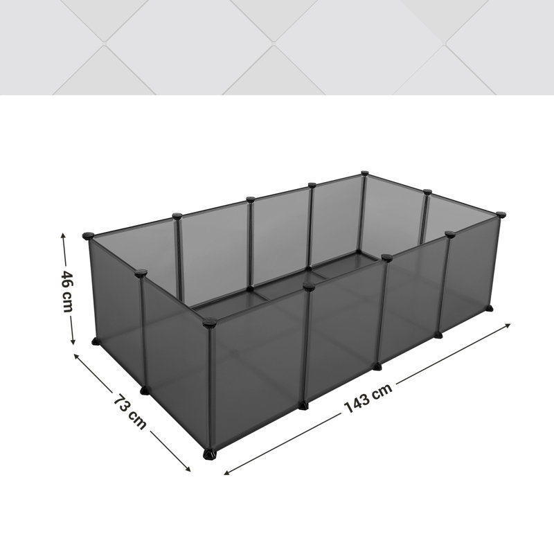 Jess Small Animal Playpen, Grey