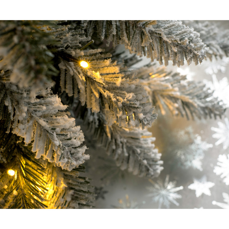 6.99' H Lighted Artificial Christmas Tree