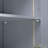 Modern Kitchen Storage Island With Extended Table, Led , Power Outlet & Elegant Fluted Glass Doors, Grey Adjustable Lights Connection-336422743
