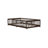 Twin Size Floor Bed With Fence Without Door, Rubber Wood Floor Bed With Safety Guardrails,Espresso-832653998