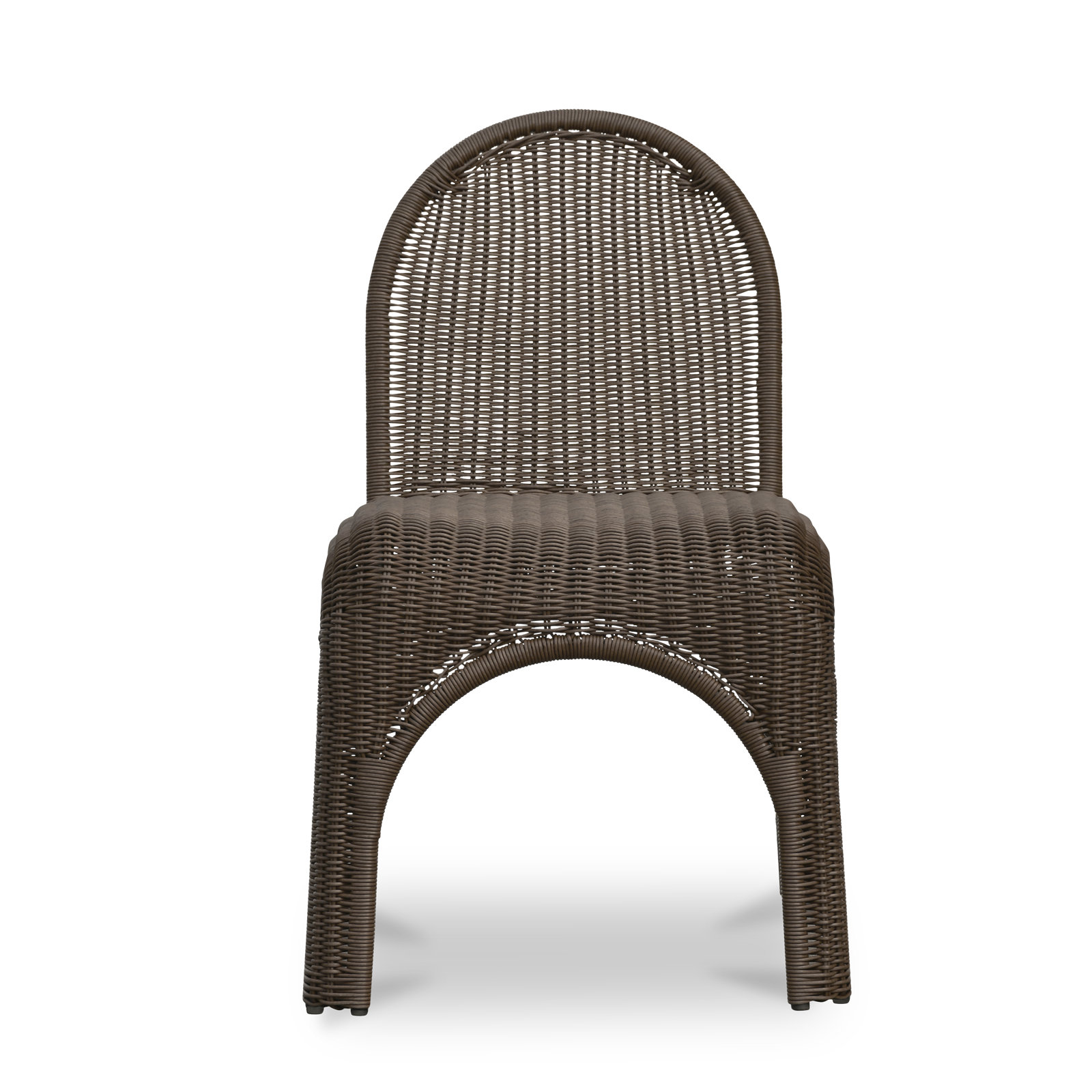 Kendall Outdoor Dining Chair-Set of Two, Brown