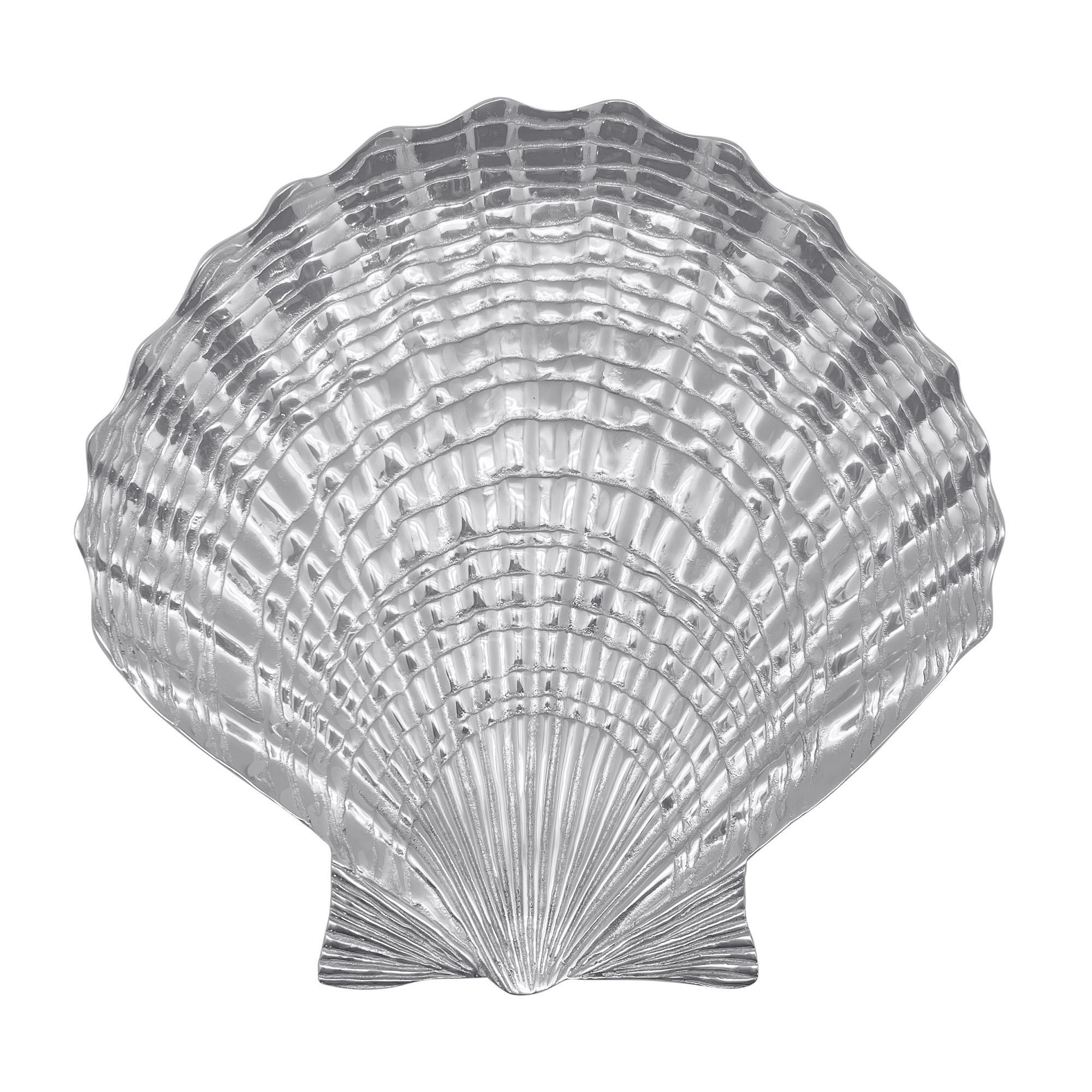 Seaside Aluminum Platter, 12.75" H x 14" W x 0.7" D