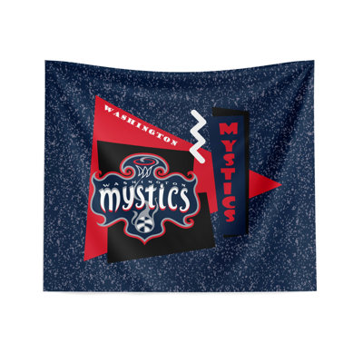 «WNBA Washington Mystics», tapisserie murale suspendue, ventilateur de basketball, 34 x 40 po