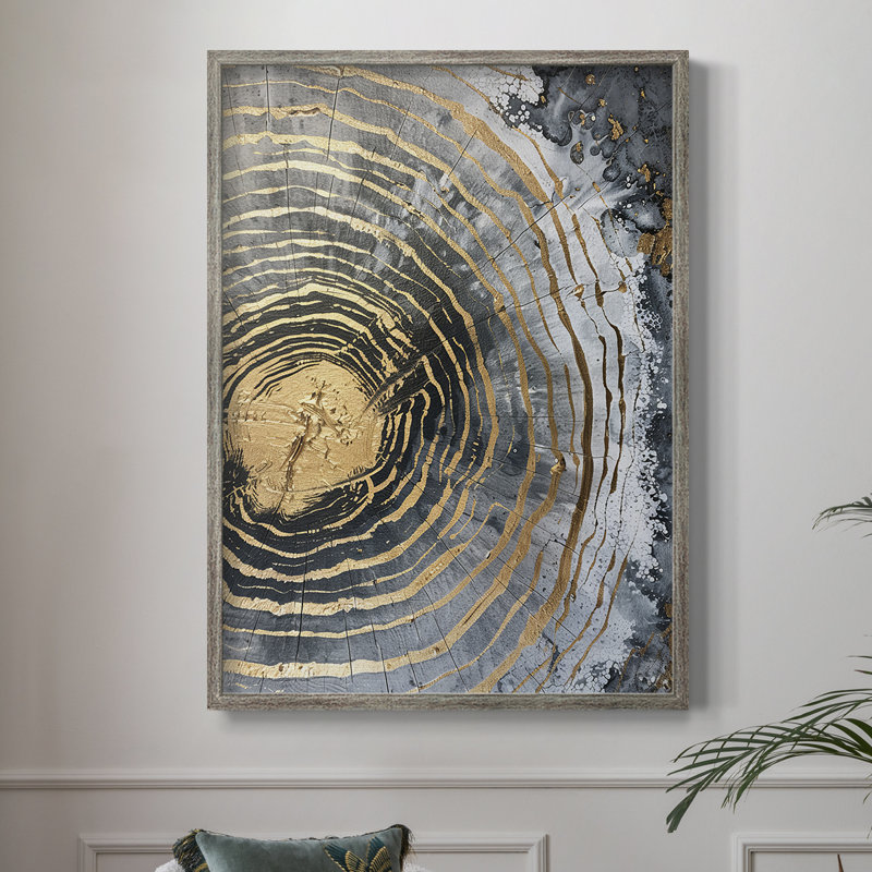 Reproduction encadrée ABSTRACT Series CCxxxiii - bois massif, H 30 po x l 24 po