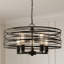 Lustre tambour 5 lumières de style bougie Poitras