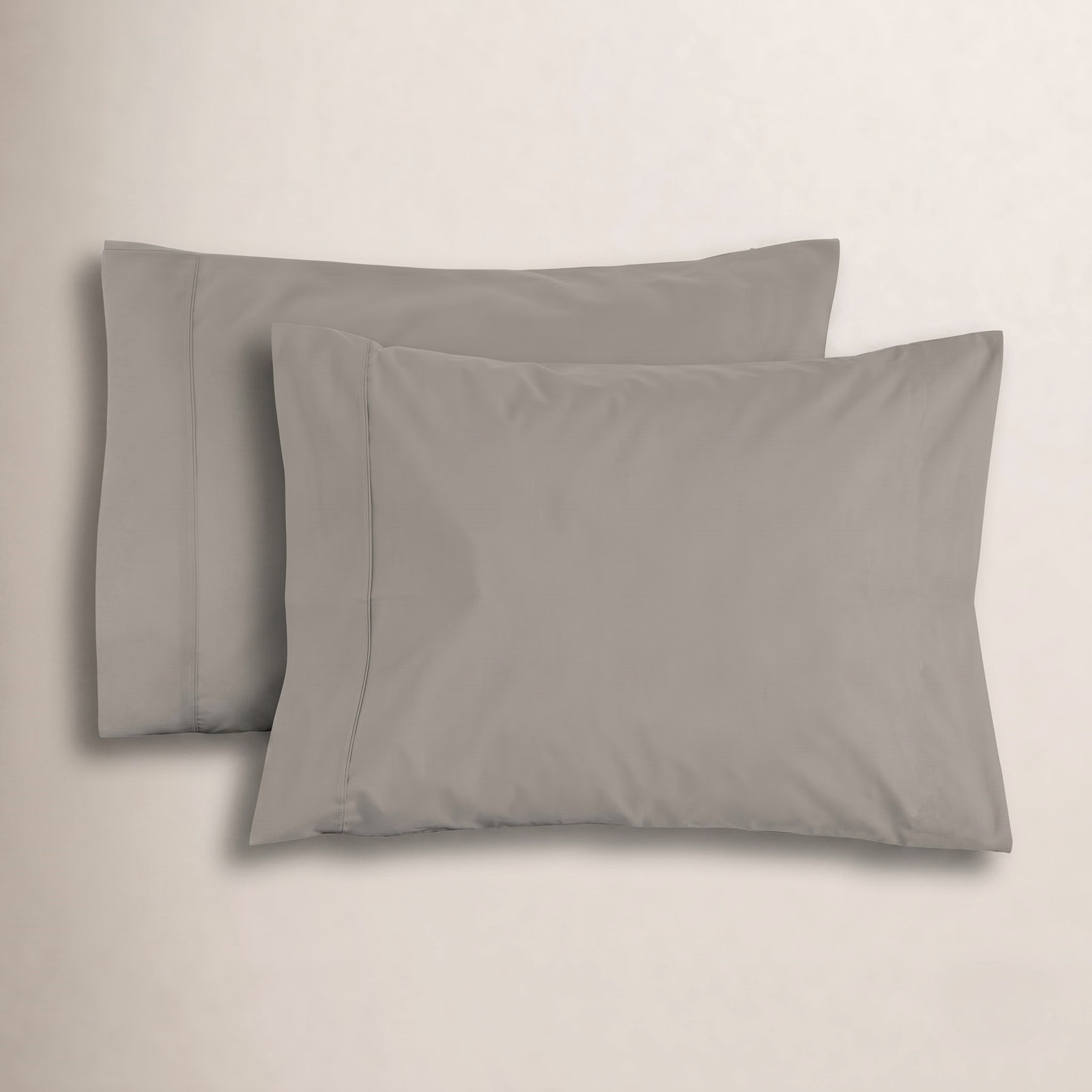 Performance Cotton Pillowcase, Taupe, Standard