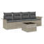 141cm Wide Patio Sofa with Cushions