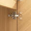 Meuble-lavabo mural simple 35,4 po avec dessus en pierre reconstituée-507993307