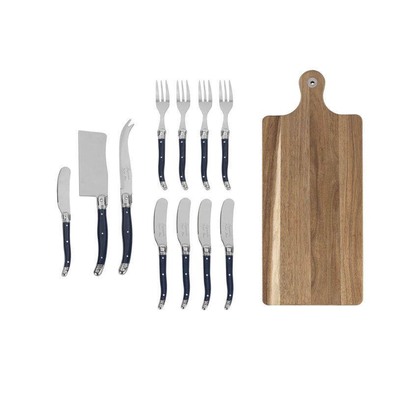 12 Piece Stainless Steel Cheese Serving Set