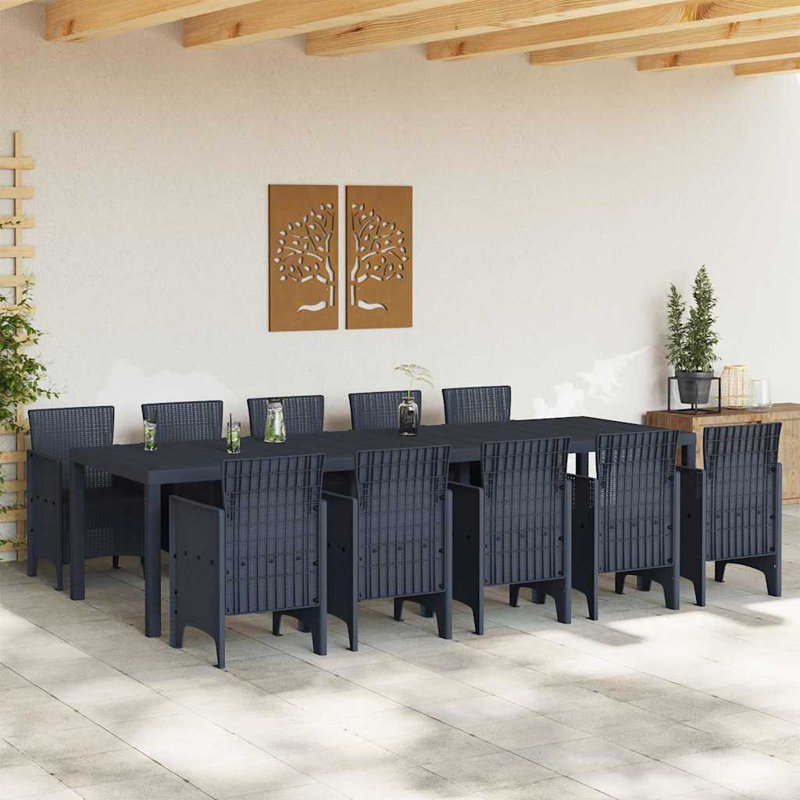 Ensemble repas 11 pièces vidaXL, 10