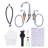 Widespread Bathroom Faucet with Drain Assembly-88282571