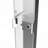 Aluminum Frame Double Sliding Shower Door With 1/4" (6Mm) Nano-Coated Clear Tempered Glass And Dual Stainless Steel Handles