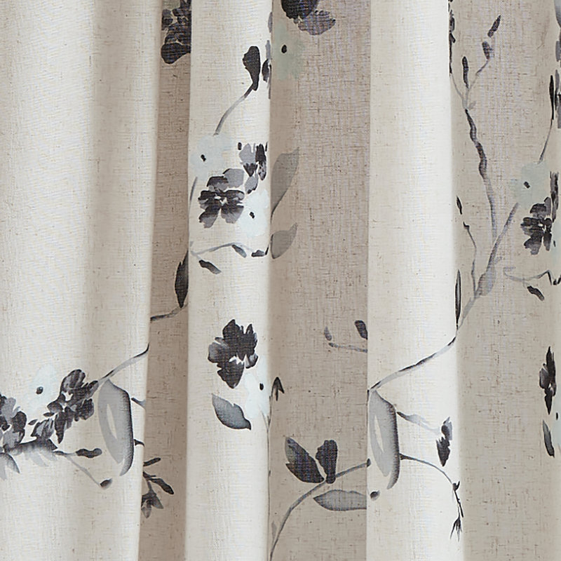 DKNY Fontana Mid Grey Curtain Panel Pair, 50" W x 96" L