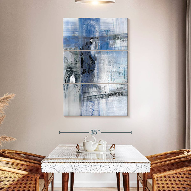 Avery Reflections In Indigo, 50" H x 32" W