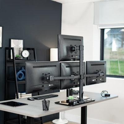 Quad Monitor Desk Stand