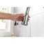 Robinet de cuisine à poignée simple en acier inoxydable, rétractable en nickel brossé, 3 choix de débit d'eau, radiant avec rotation rétractable sur 360 °, contrôle de température facile-1528719931