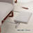 30" Wide Rocking Chair with Solid Wood Leg and Footrest-1568238668