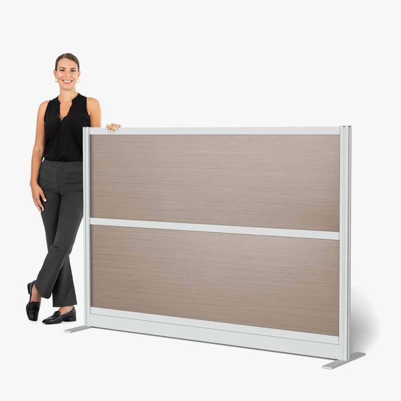 Système de cloison modulaire Harmony Oakwood, H 70 po x l 48 po