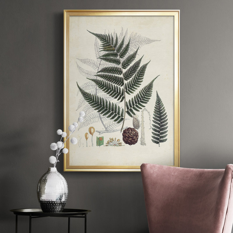 Toile encadrée de qualité supérieure prête à être accrochée, H 24,5 po x l 18,5 po x P 1 po, Cadre doré