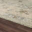 Tapis traditionnel en laine fait main, bordé vert vinyle/beige-1848062214