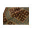 Hand-Knotted High-Quality Brown/Yellow/Blue Area Rug