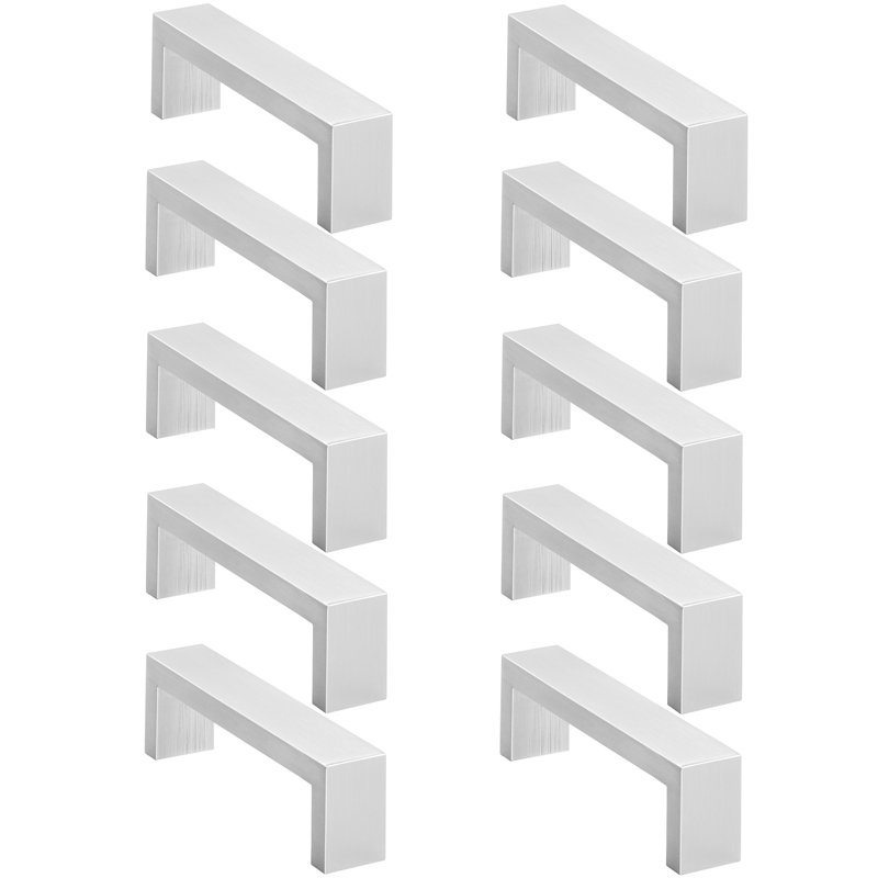 3-3/4" Center Bar Pull Multipack, Satin Nickel