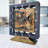 The Gears Clock 10'' Inch Real Moving Gear Desk Clock Square (wall clock) Grey and White-802675498