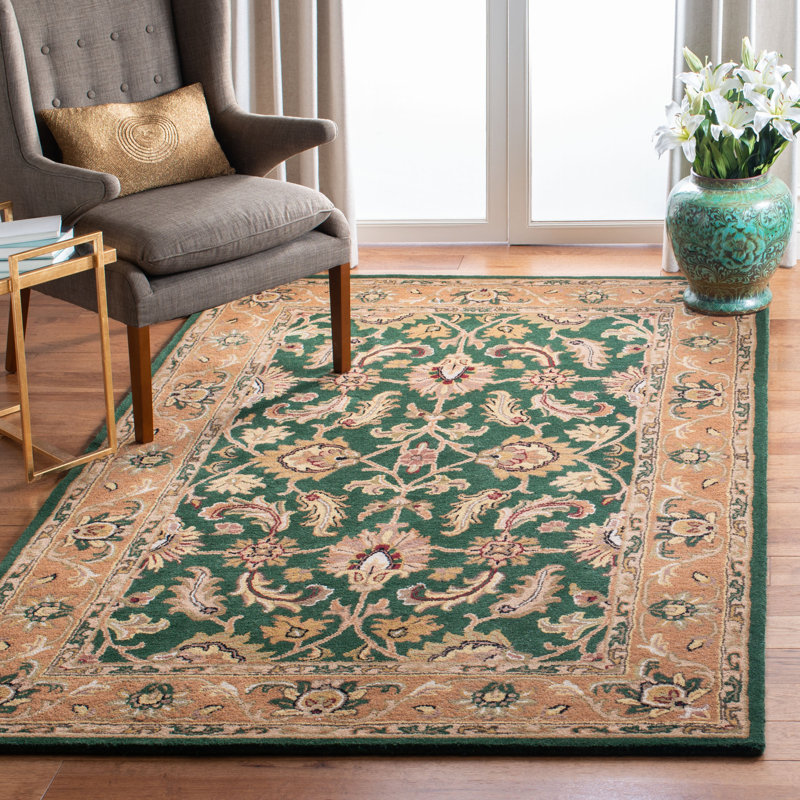 Tressler Hand Tufted Wool Oriental Rug, Rectangle 8'3" x 11'