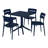 4-Person Outdoor Square Dining Set-1323434457