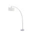 Lampe sur pied arquée noire 78 po avec abat-jour KD - Éclairage élégant et contemporain pour toute pièce-107080889-107080890