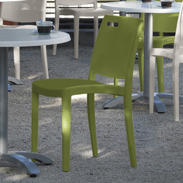 Chaise de patio empilable Metro, Vert cactus