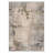 Mignone Lumo Abstract Machine Washable Grey / Beige Indoor Area Rug with Non-Slip Backing-1158225755