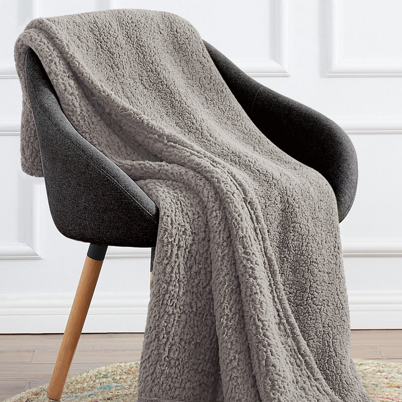 Couverture, Double / grand, gris