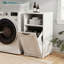 Armoire à linge avec sacs à doublure amovibles, rangement compact et compact pour une gestion efficace du linge