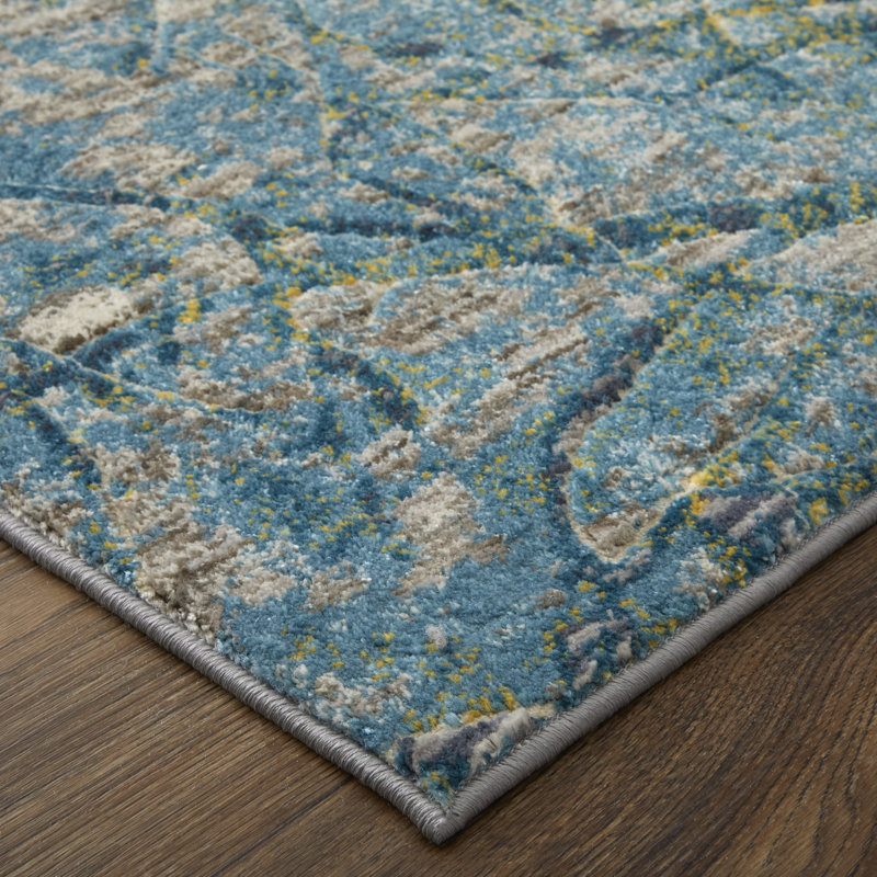 Wolken Abstract Indoor Rug, Rectangle 4'3" x 6'3"