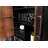  Jesaiah 2-door Home Bar Cabinet Wine Storage Walnut and Black
