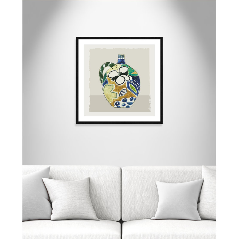 Vase Picasso par Aimee Wilson - reproduction de cadre photo sur papier, Noir, H 23,5 po x l 23,5 po x P 0,75 po