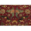 Tapis en laine rouge/brune 7 pi 8 po x 10 pi 2 po one-of-kind à la main-noué la new age agra Clayburgh