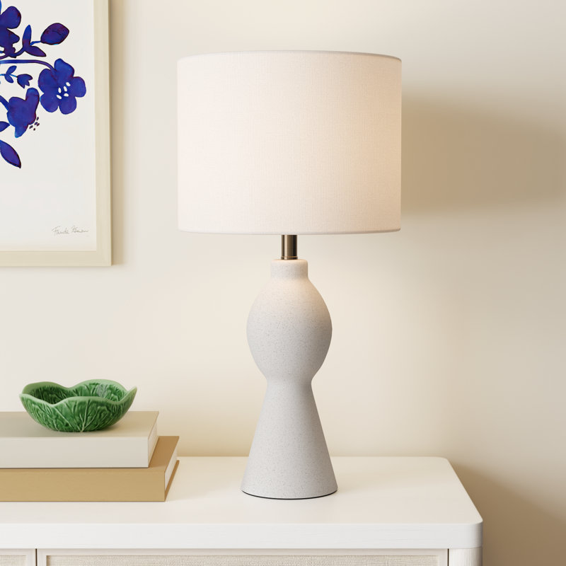 Ceramic Lamp, White