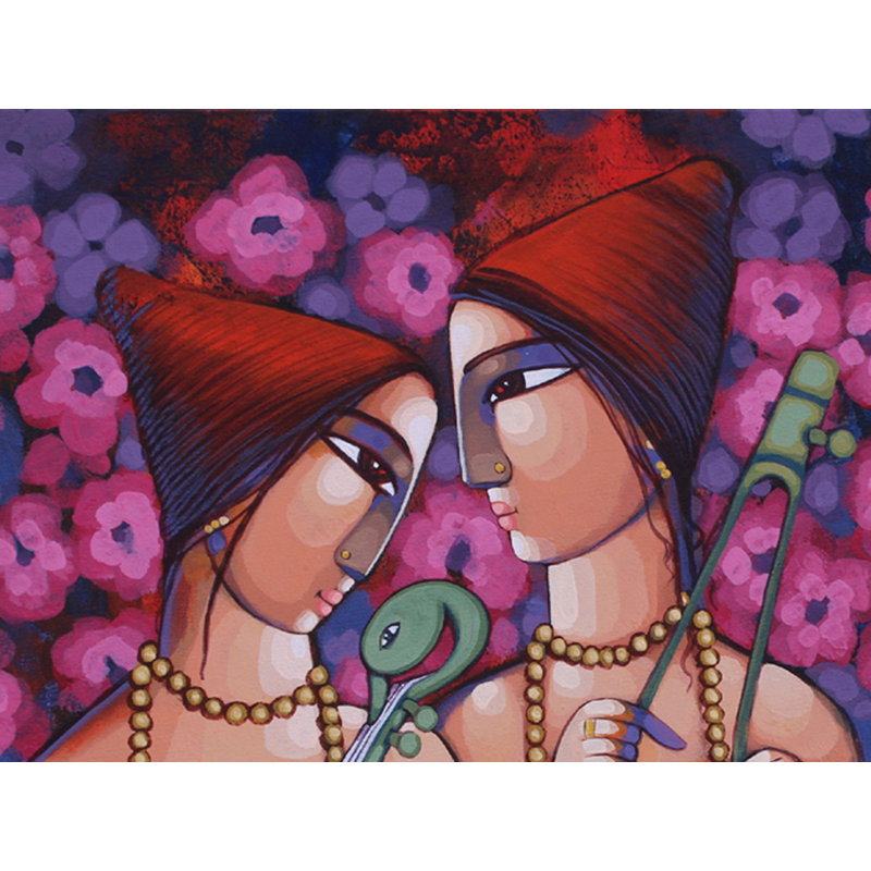 Chanteurs populaires | Acrylique sur toile | Sekhar Roy | Pour la décoration murale