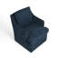 Fauteuil pivotant rembourré en chenille-1515460094