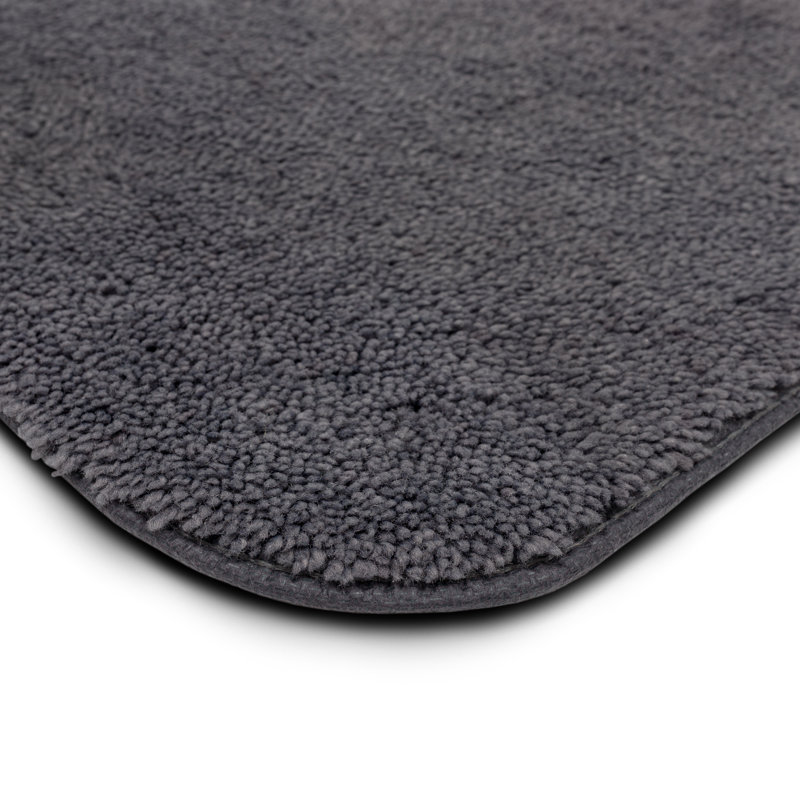 Mccluney Soft Nylon Machine Washable Non- Slip Bath Rug/Mat, Deep Fern, 24" W x 40" L