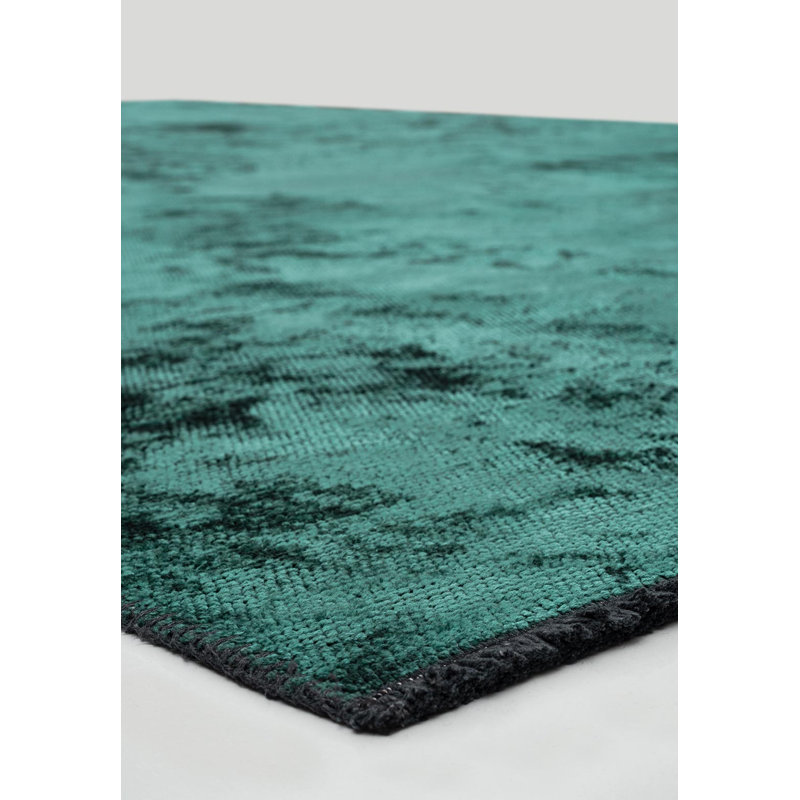 Anai Abstract Hand Loom Indoor / Outdoor Area Rug, Rectangle 6'6.7" x 9'10.1"