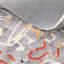 Sportsglyphs Grey Tones Baseball Power Loom Polyester Area Rug-99170790