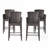 Noah Polyethylene (PE) Wicker Outdoor Stool-1400507772