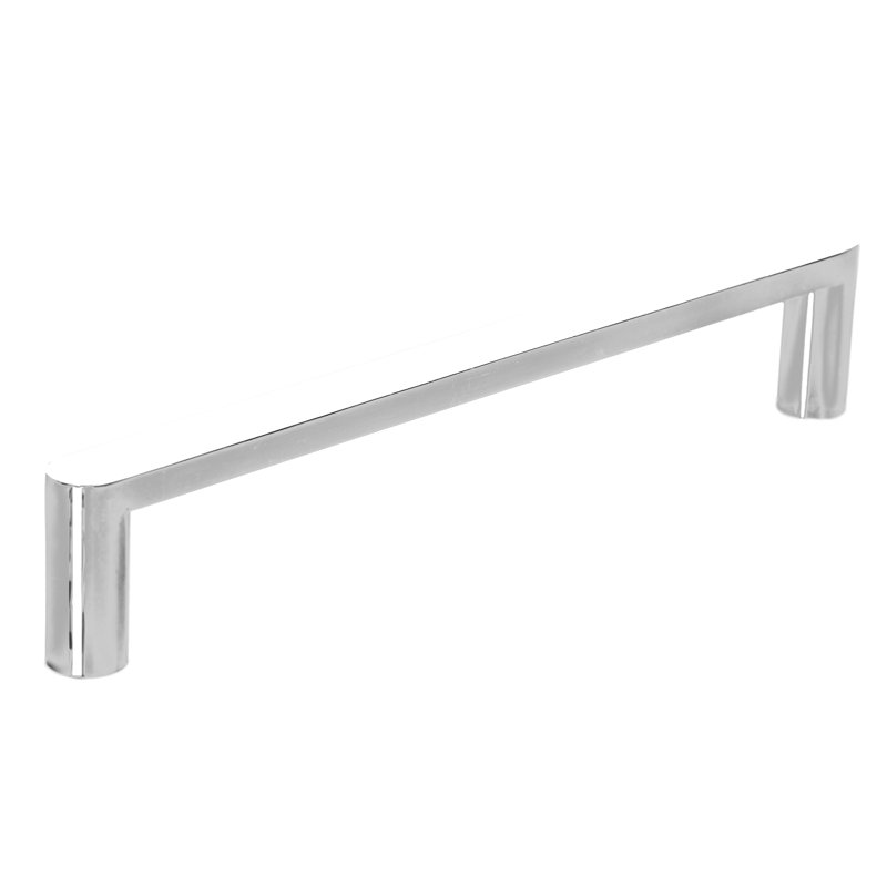 Oblong Cabinet Pull, Polished Stainless Steel, 11 13/16"