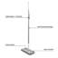 Balai de plancher 50 minutes, blanc poudre