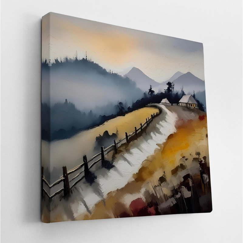 Hillside Country Road, H 42 po x l 42 po