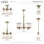 Luminaire suspendu cylindrique à 1 lumière Allysa-664915354