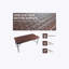 Table portable pliante en osier de 4 pi